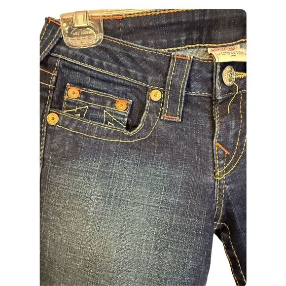 True Religion Jeans Sz. 26 Blue World Tour Johnny Jeans Straight Leg - Picture 6 of 9